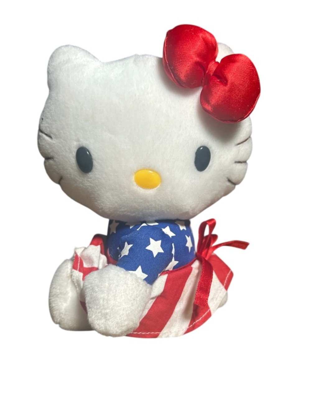 Vintage 2001 Sanrio Hello Kitty Patriotic Plush